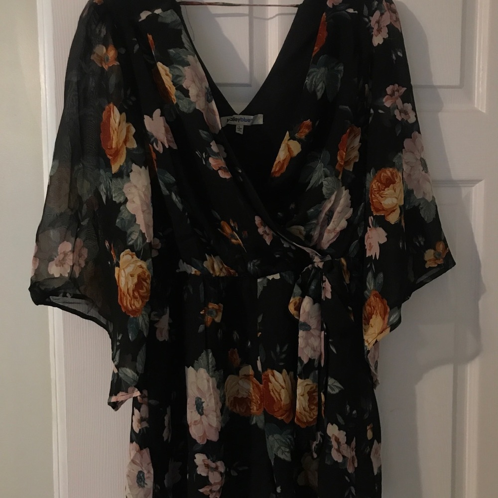 Floral Print Romper